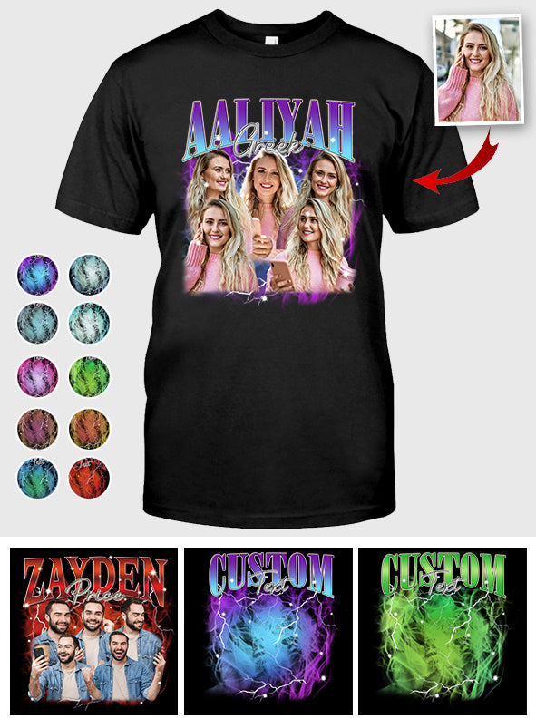 Individueller Text und Fotos – das perfekte Geschenk für jeden Anlass – personalisiertes T-Shirt und Hoodie