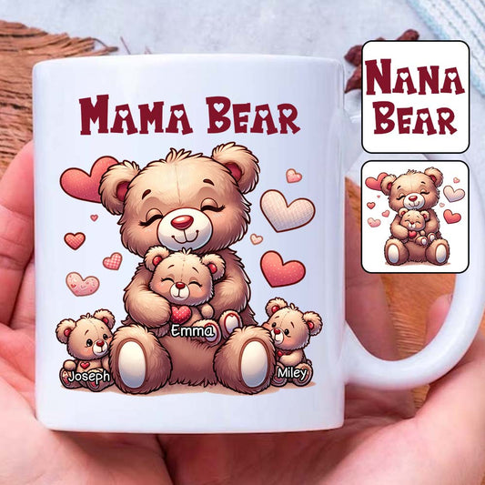 Mama Bär - Personalisierte Muttertasse