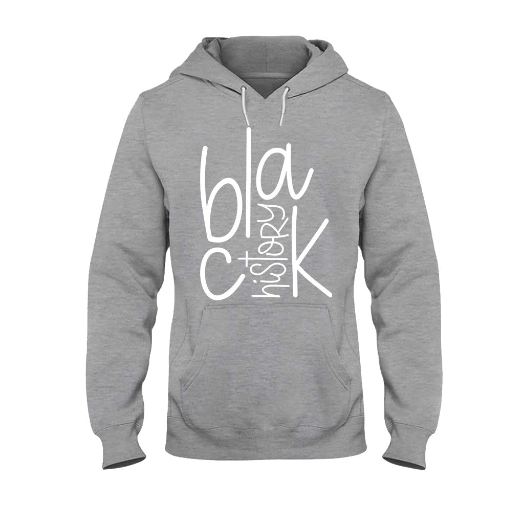 Schwarze Geschichte – Personalisiertes T-Shirt und Hoodie für Afroamerikaner