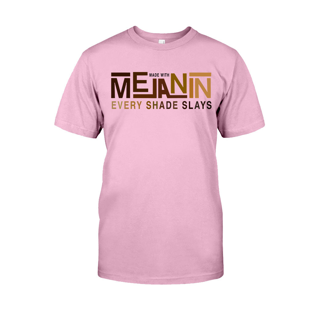 Hergestellt mit Melanin – T-Shirt und Hoodie für Afroamerikaner