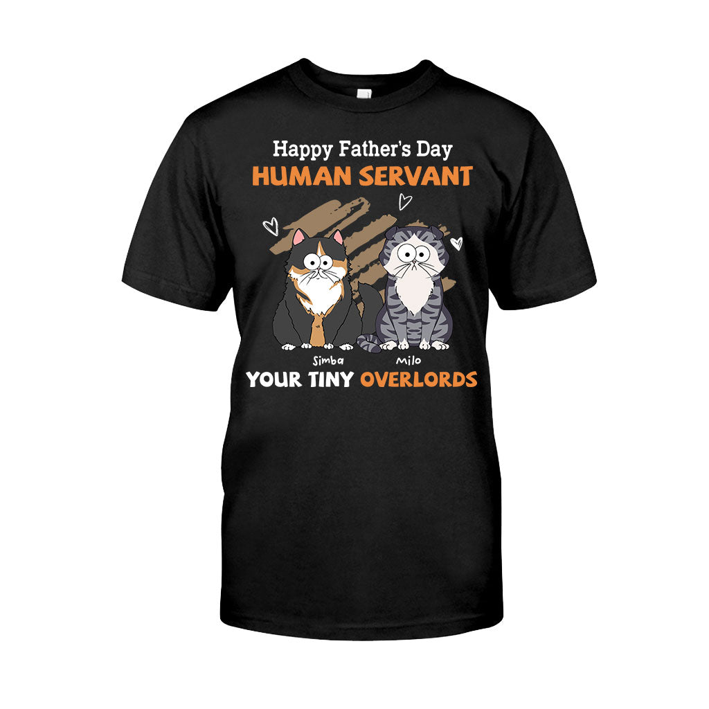 An meinen menschlichen Diener – Personalisiertes Katzen-T-Shirt und Hoodie