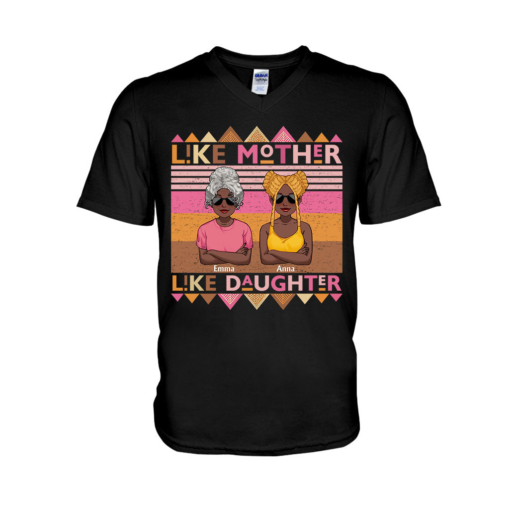 Wie die Mutter, so die Tochter – Personalisiertes T-Shirt und Hoodie für Afroamerikanerinnen