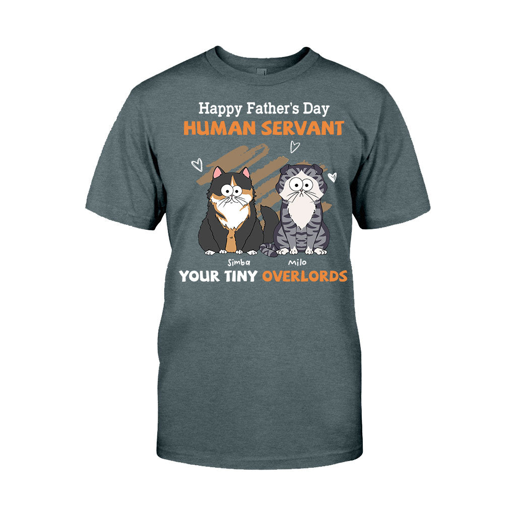 An meinen menschlichen Diener – Personalisiertes Katzen-T-Shirt und Hoodie