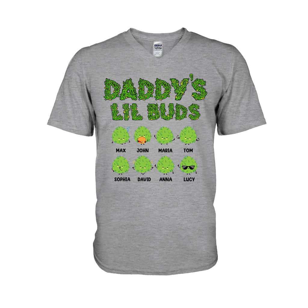 Daddy's Lil Buds – Personalisiertes Weed-T-Shirt und Hoodie