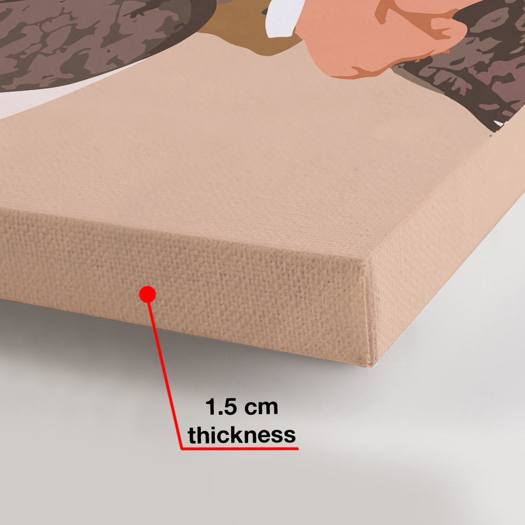 Individuell gestaltetes 2D-Foto – Personalisierte Leinwand und Poster für Paare