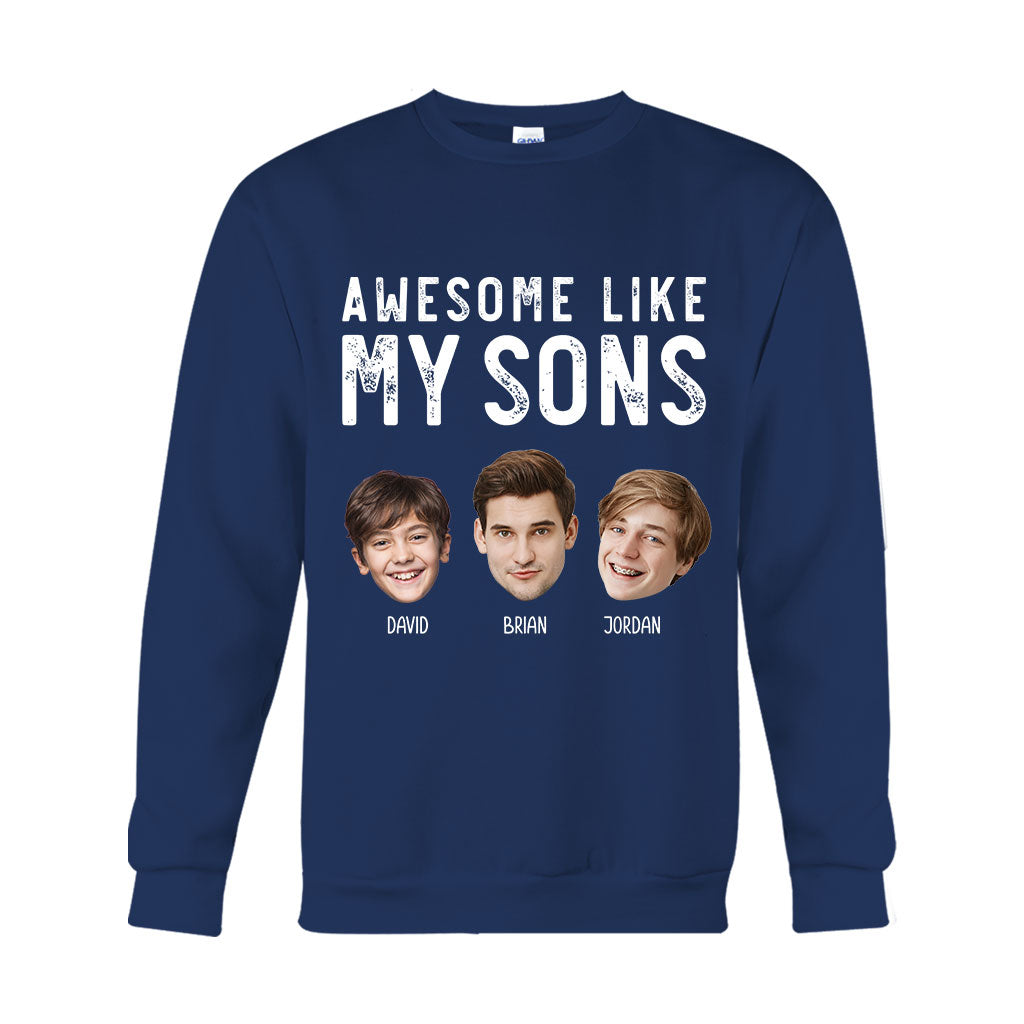 So großartig wie meine Kinder – personalisiertes Vater-T-Shirt und Hoodie