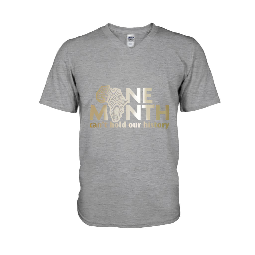 Ein Monat kann unsere Geschichte nicht auslöschen – T-Shirt und Hoodie für Afroamerikaner