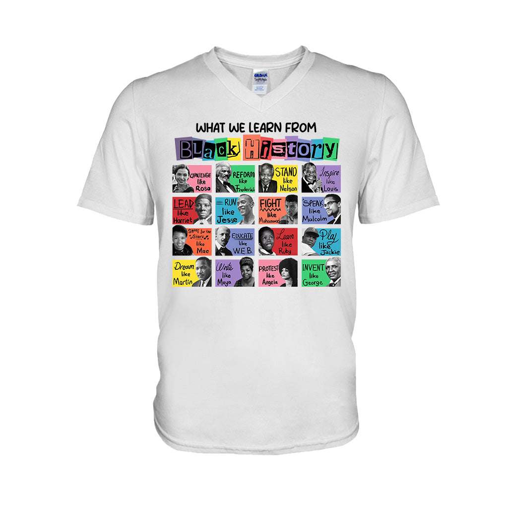 What We Learn From Black History - African American T-shirt And Hoodie