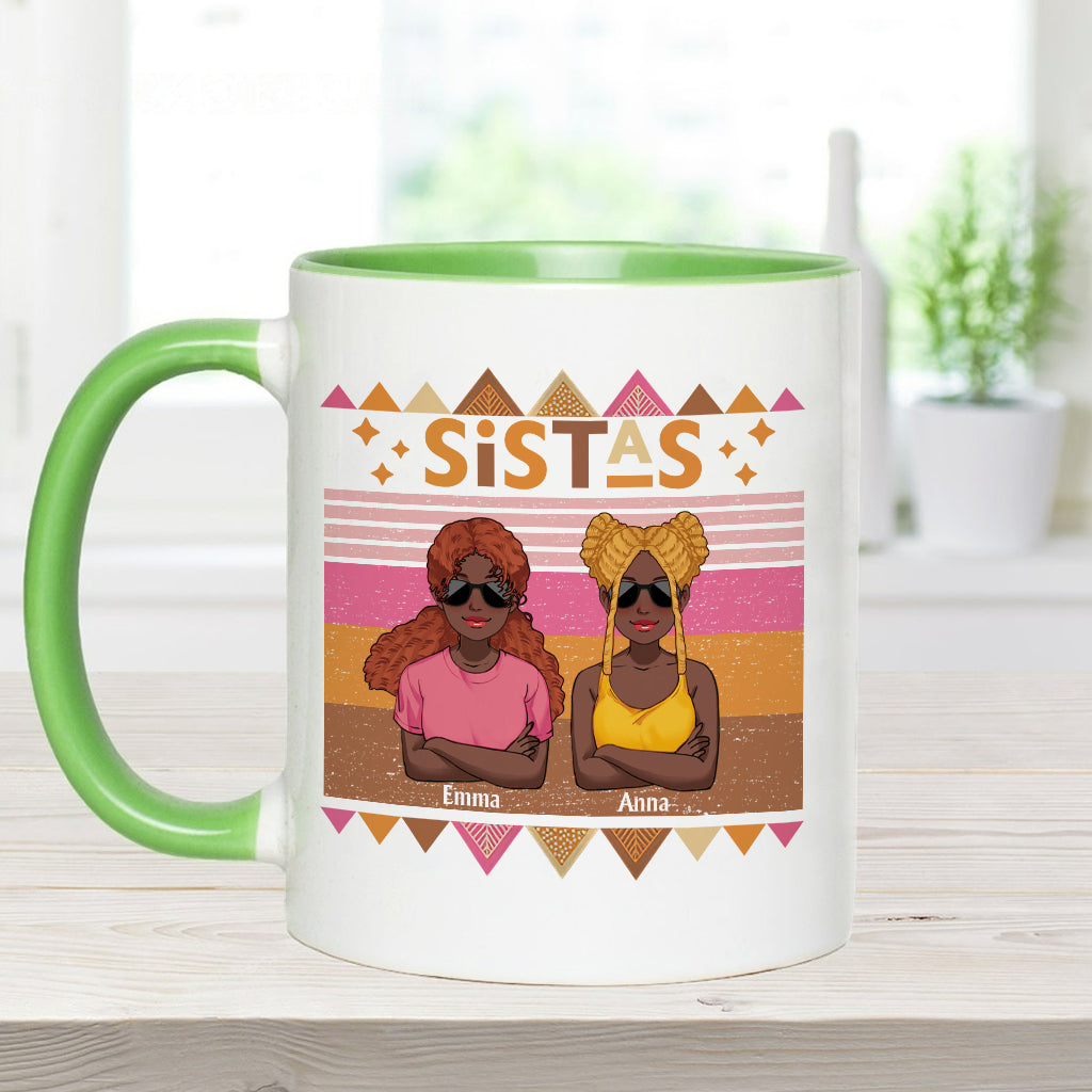 Black Girl Magic - Personalized African American Accent Mug
