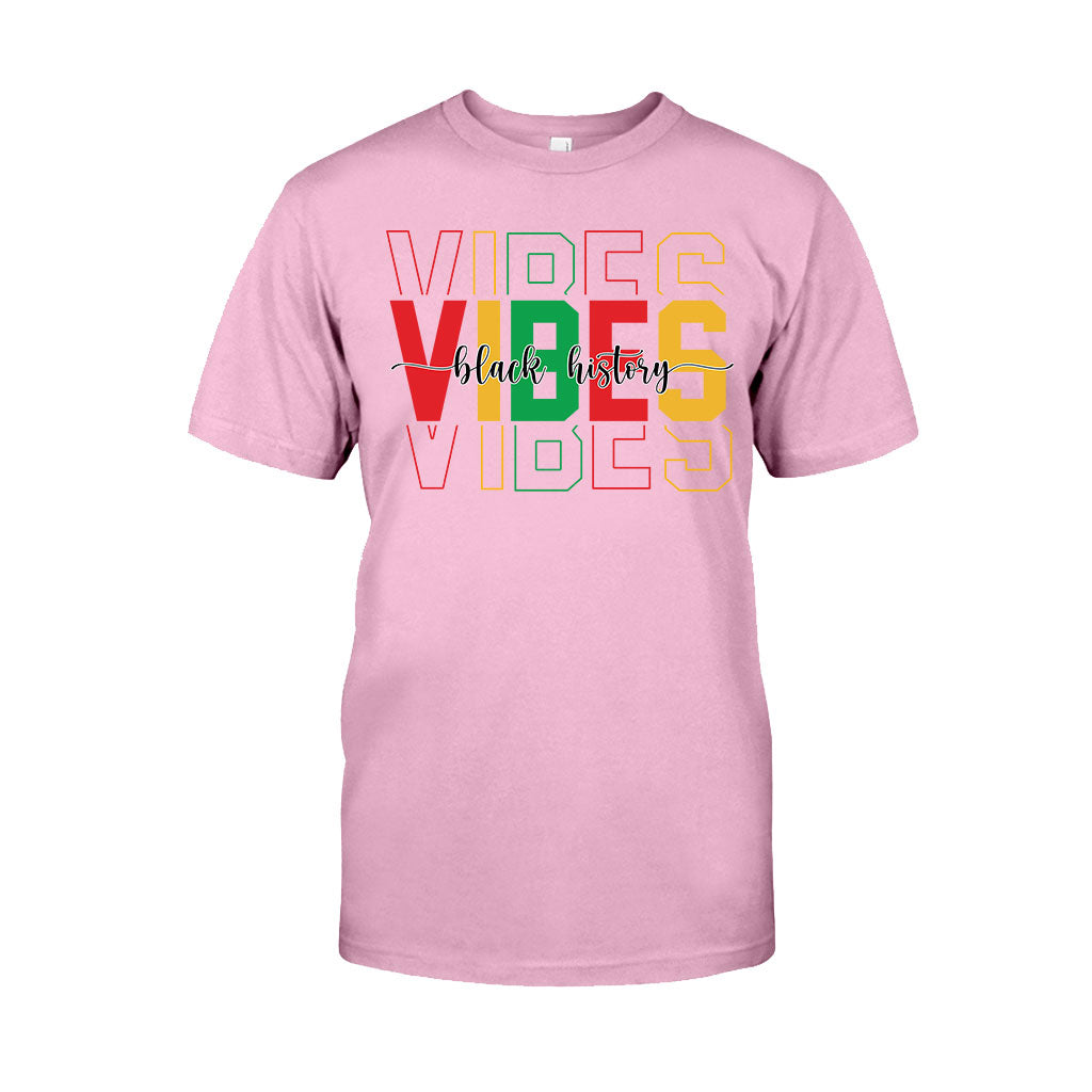 Black History Vibes - Personalized African American T-shirt And Hoodie