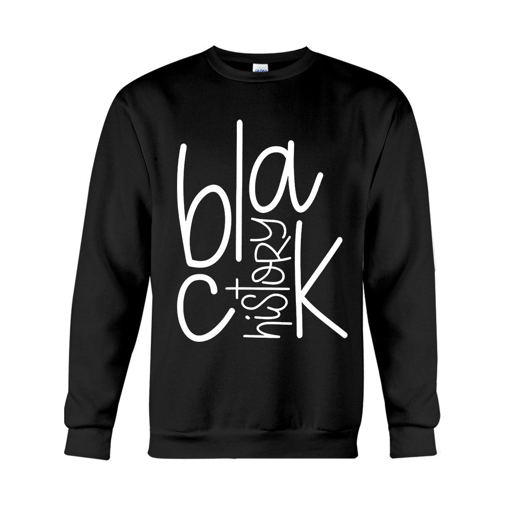 Schwarze Geschichte – Personalisiertes T-Shirt und Hoodie für Afroamerikaner
