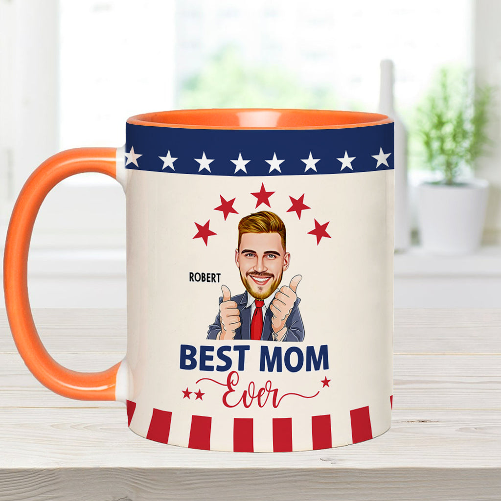 Best Mom Ever - Personalized Accent Mug
