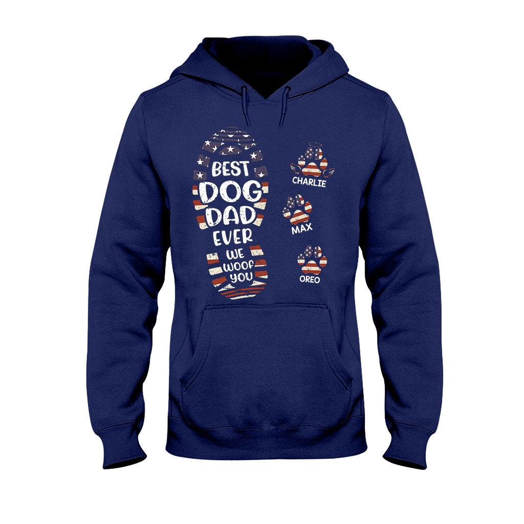 Alles Gute zum Vatertag an den besten Hunde-/Katzenpapa – personalisiertes Vater-T-Shirt und Hoodie
