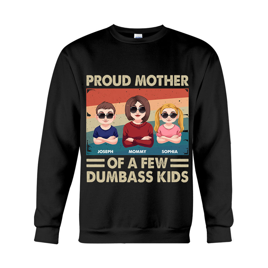 Stolze Mutter mehrerer Kinder – Personalisiertes Mutter-T-Shirt und Hoodie