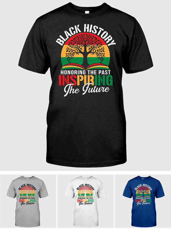 Schwarze Geschichte: Die Vergangenheit ehren, die Zukunft inspirieren – Personalisiertes T-Shirt und Hoodie für Afroamerikaner