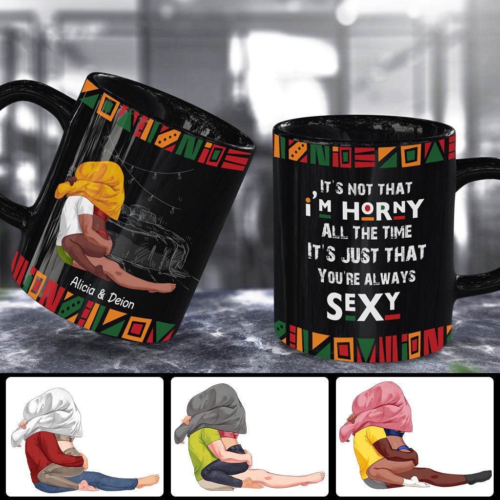Du bist immer sexy – Personalisierte Tasse für Paare