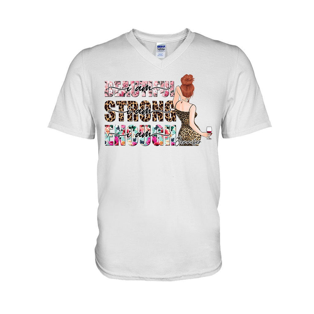 Positive Affirmationen zur Selbstliebe – Personalisiertes T-Shirt und Hoodie