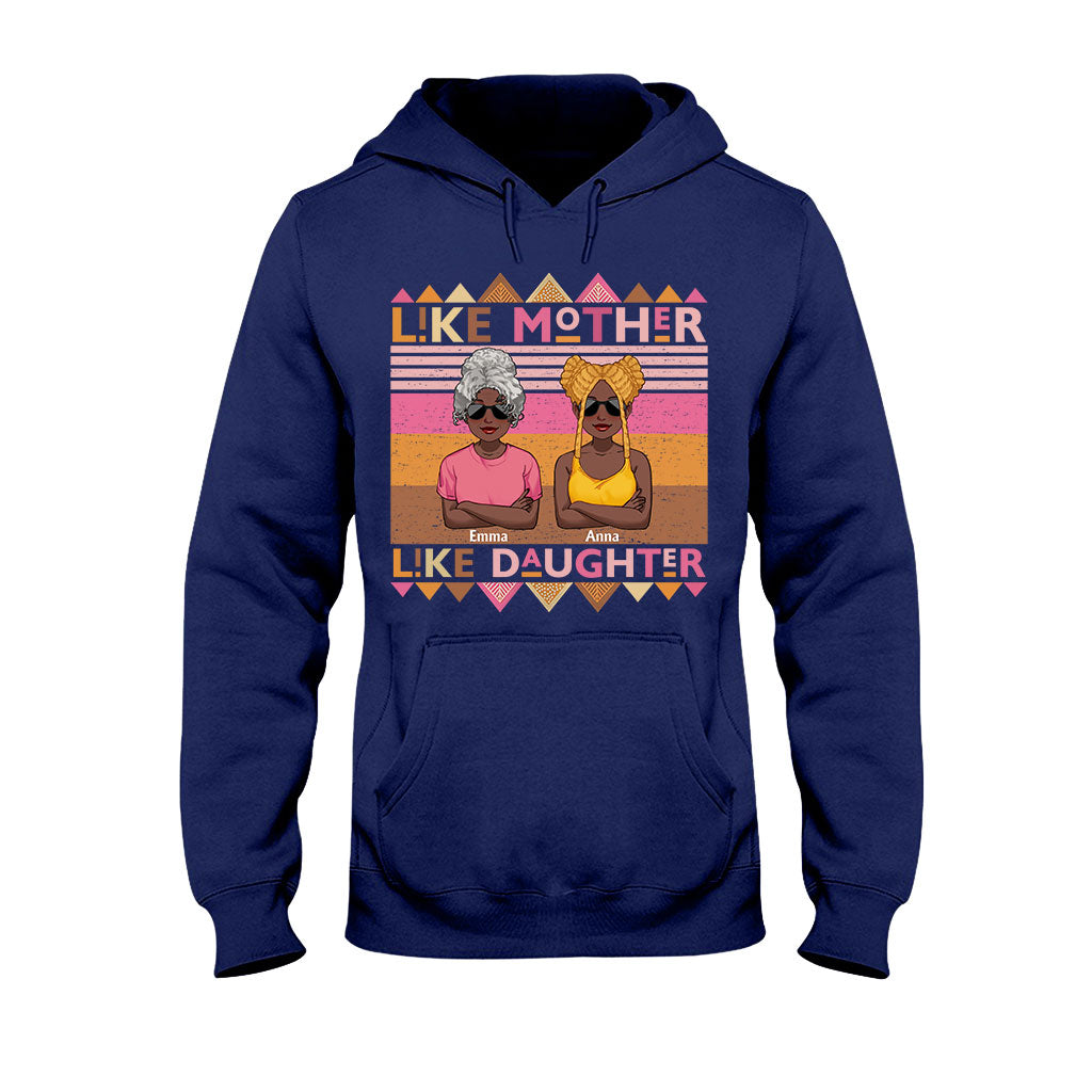 Wie die Mutter, so die Tochter – Personalisiertes T-Shirt und Hoodie für Afroamerikanerinnen