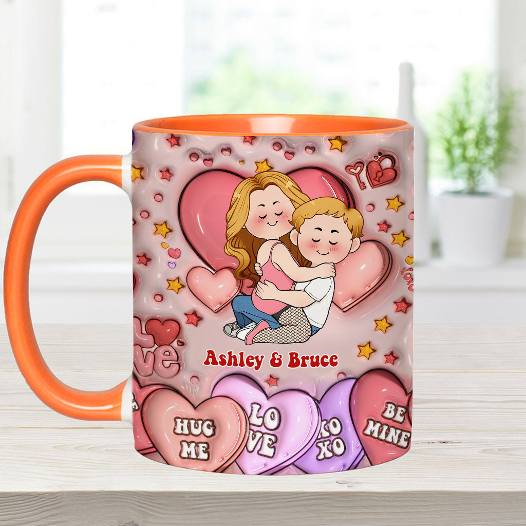 Ich liebe dich – Personalisierte Tasse für Paare
