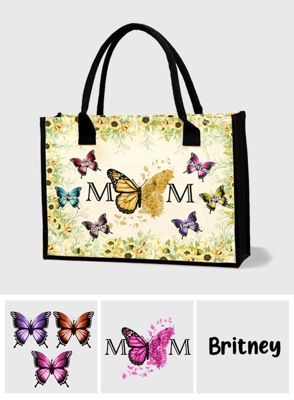 Beste Mama aller Zeiten – Personalisierte Tragetasche aus Canvas für Mütter