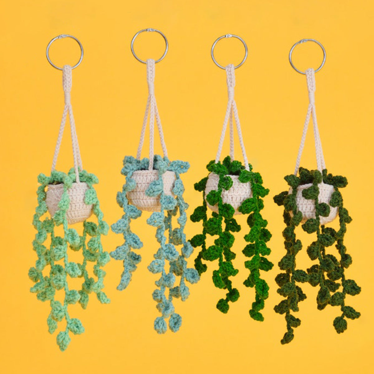Jede Nachricht – Gehäkelte Pflanzen-Autodekoration