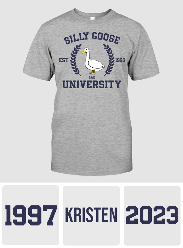 Silly Goose University – Personalisiertes Sarkasmus-T-Shirt und Hoodie