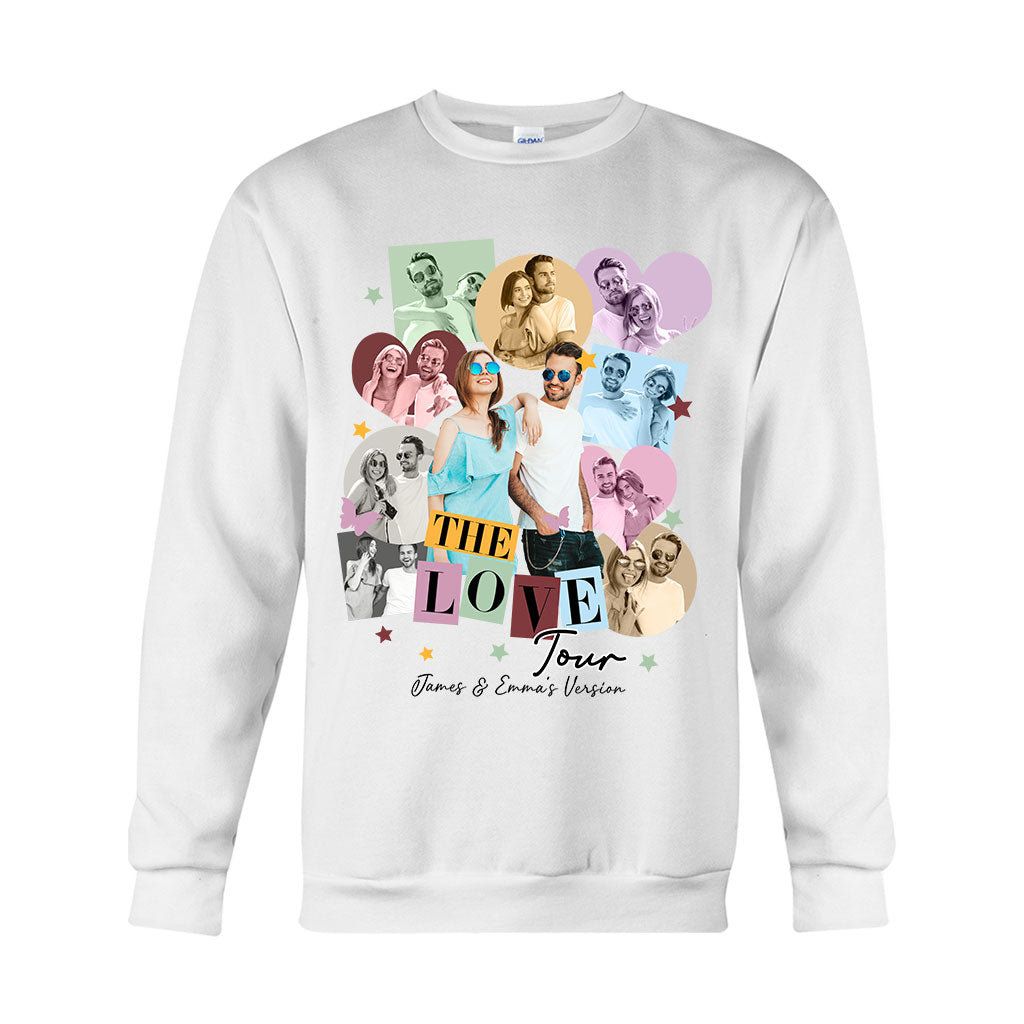 Die Love Tour – Unsere Version – Personalisiertes Partner-T-Shirt und Hoodie