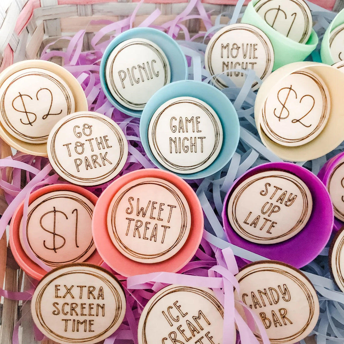 Ostereier-Spielmarken-Set – Ostereier-Spielmarken