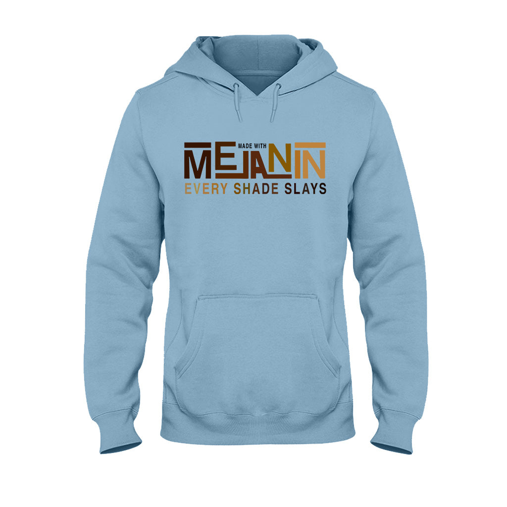 Hergestellt mit Melanin – T-Shirt und Hoodie für Afroamerikaner