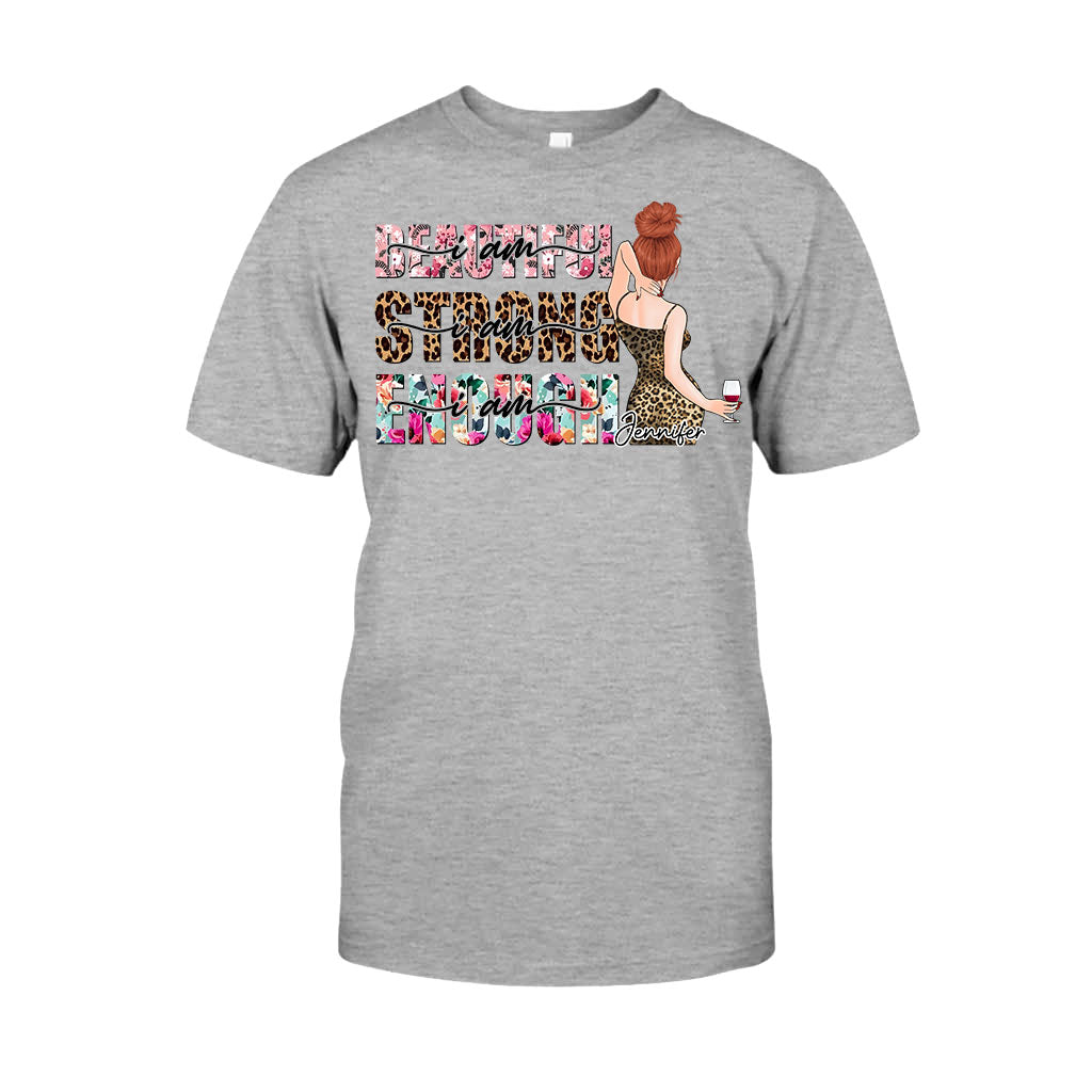 Positive Affirmationen zur Selbstliebe – Personalisiertes T-Shirt und Hoodie