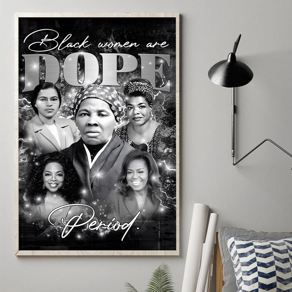Schwarze Frauen sind großartig! Geschichte – Leinwand und Poster mit afroamerikanischen Motiven