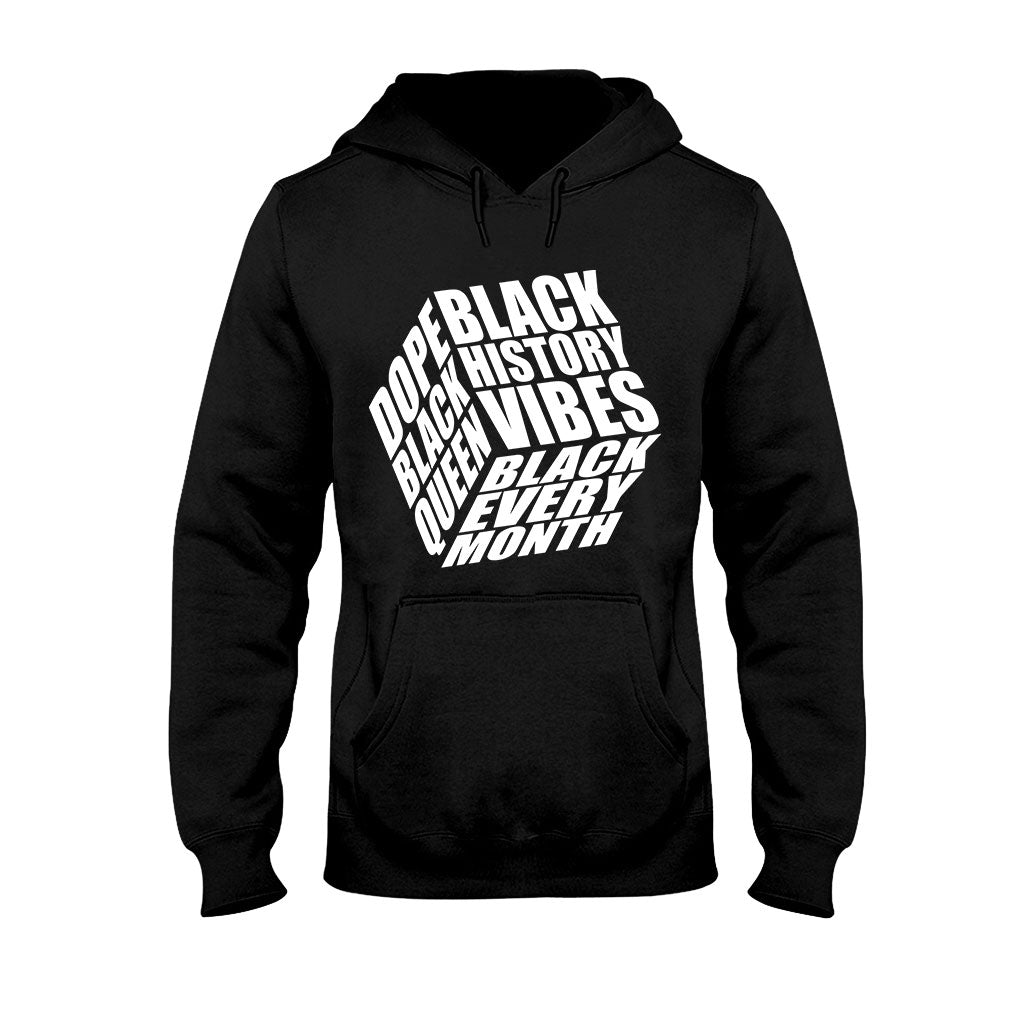 Schwarze Geschichte – Personalisiertes T-Shirt und Hoodie für Afroamerikaner