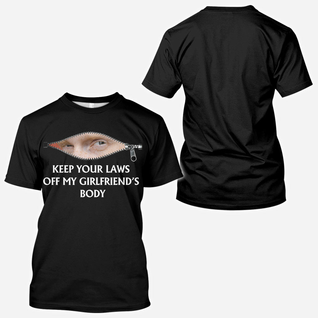 Keep Your Laws Off - Personalized Couple All Over Shirt
