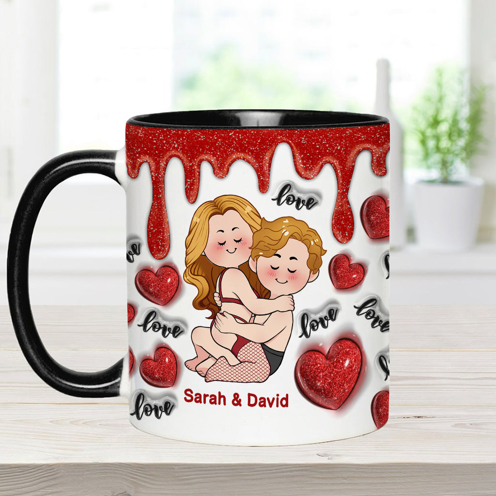 Ich liebe dich – Personalisierte Tasse für Paare