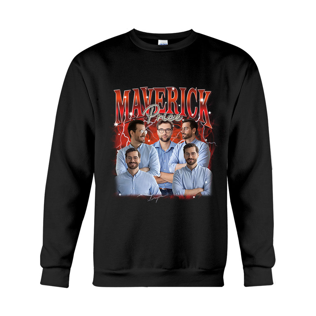 Individueller Text und Fotos – das perfekte Geschenk für jeden Anlass – personalisiertes T-Shirt und Hoodie