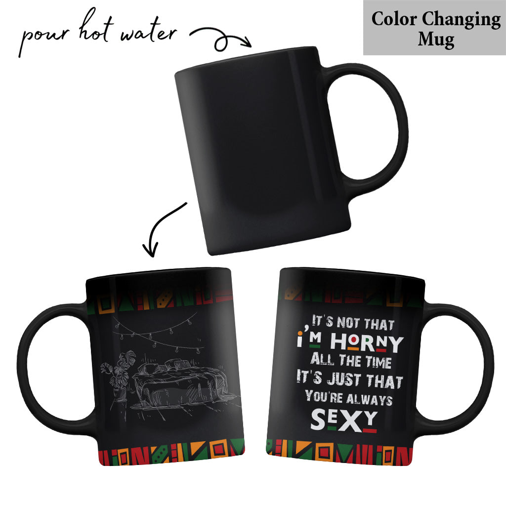 Du bist immer sexy – Personalisierte Tasse für Paare