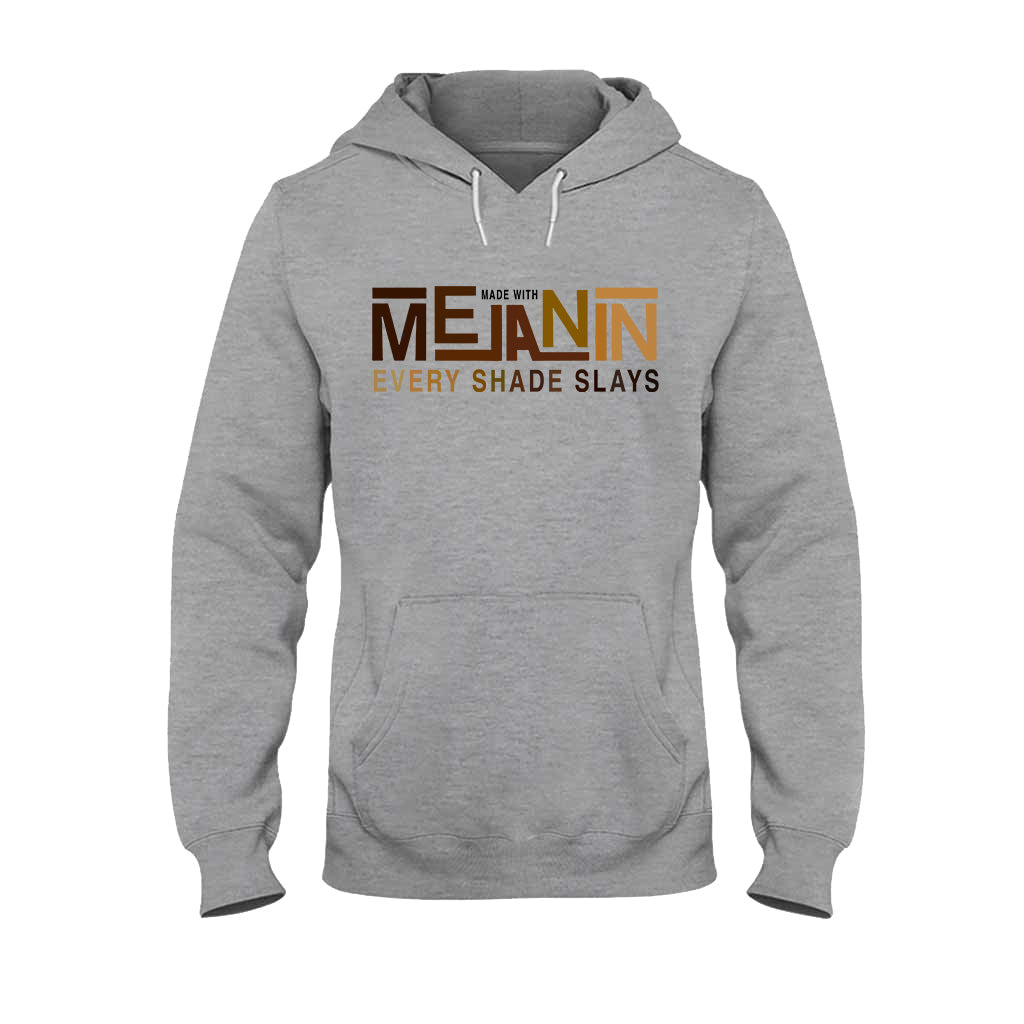 Hergestellt mit Melanin – T-Shirt und Hoodie für Afroamerikaner