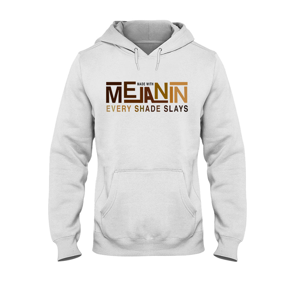 Hergestellt mit Melanin – T-Shirt und Hoodie für Afroamerikaner