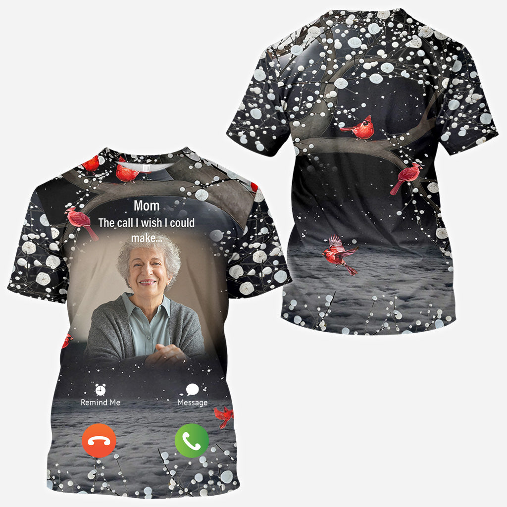 Jeder beliebige Titel – Der Anruf, den ich gerne tätigen würde – personalisiertes Gedenk-T-Shirt