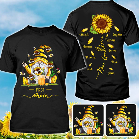 Erst Mutter, jetzt Oma – Personalisiertes Mutter-Shirt mit beliebigem Kindernamen