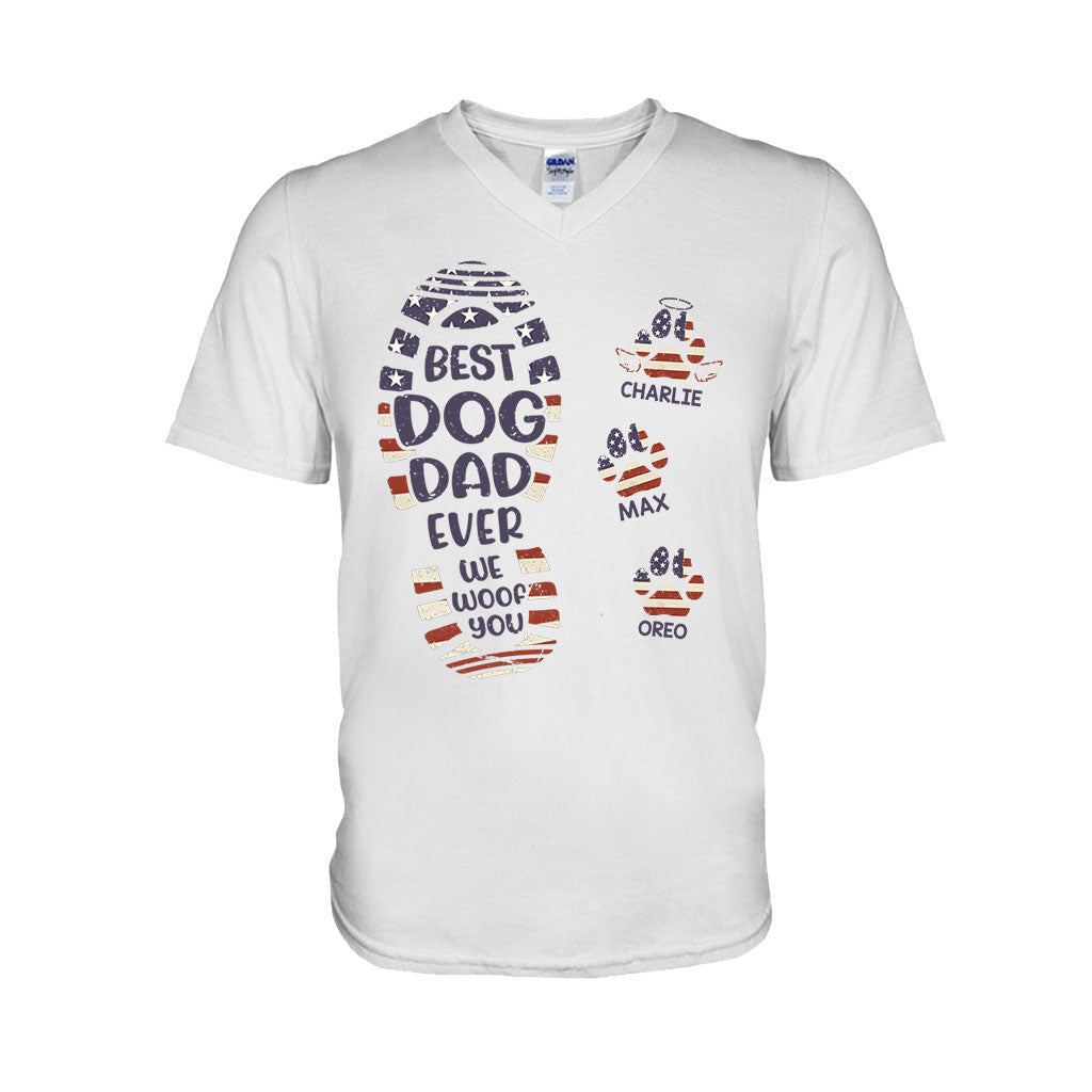 Alles Gute zum Vatertag an den besten Hunde-/Katzenpapa – personalisiertes Vater-T-Shirt und Hoodie