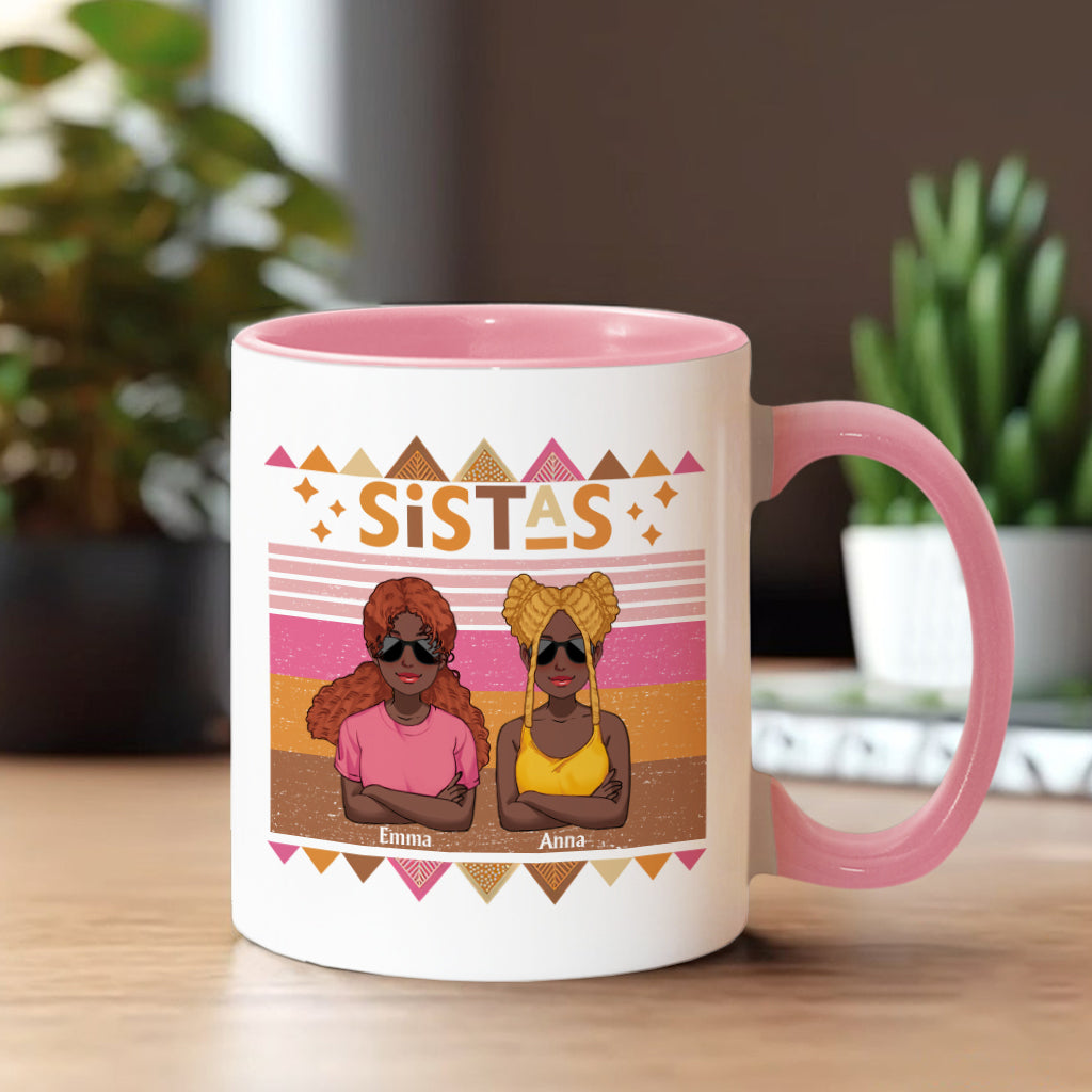 Black Girl Magic - Personalized African American Accent Mug