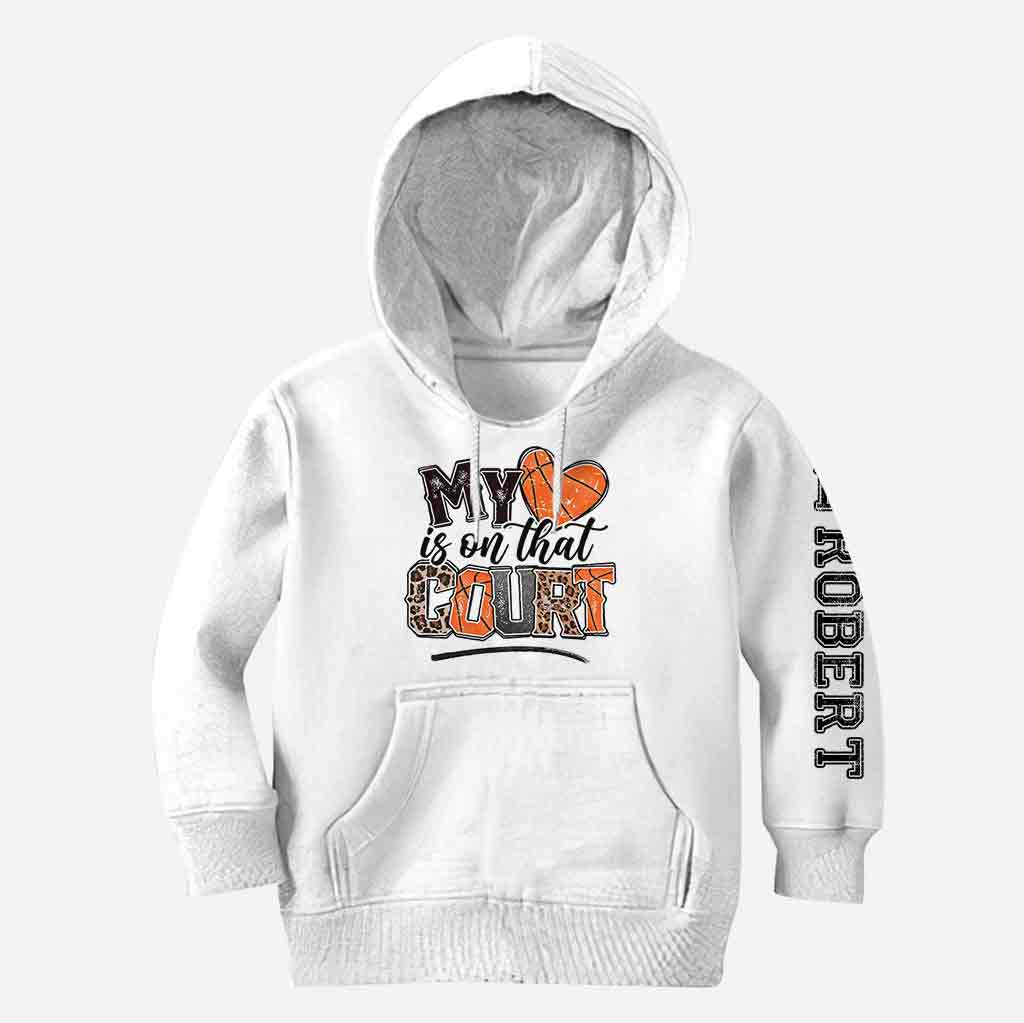 Mein Herz schlägt für diesen Basketballplatz – Personalisiertes Basketball-Shirt