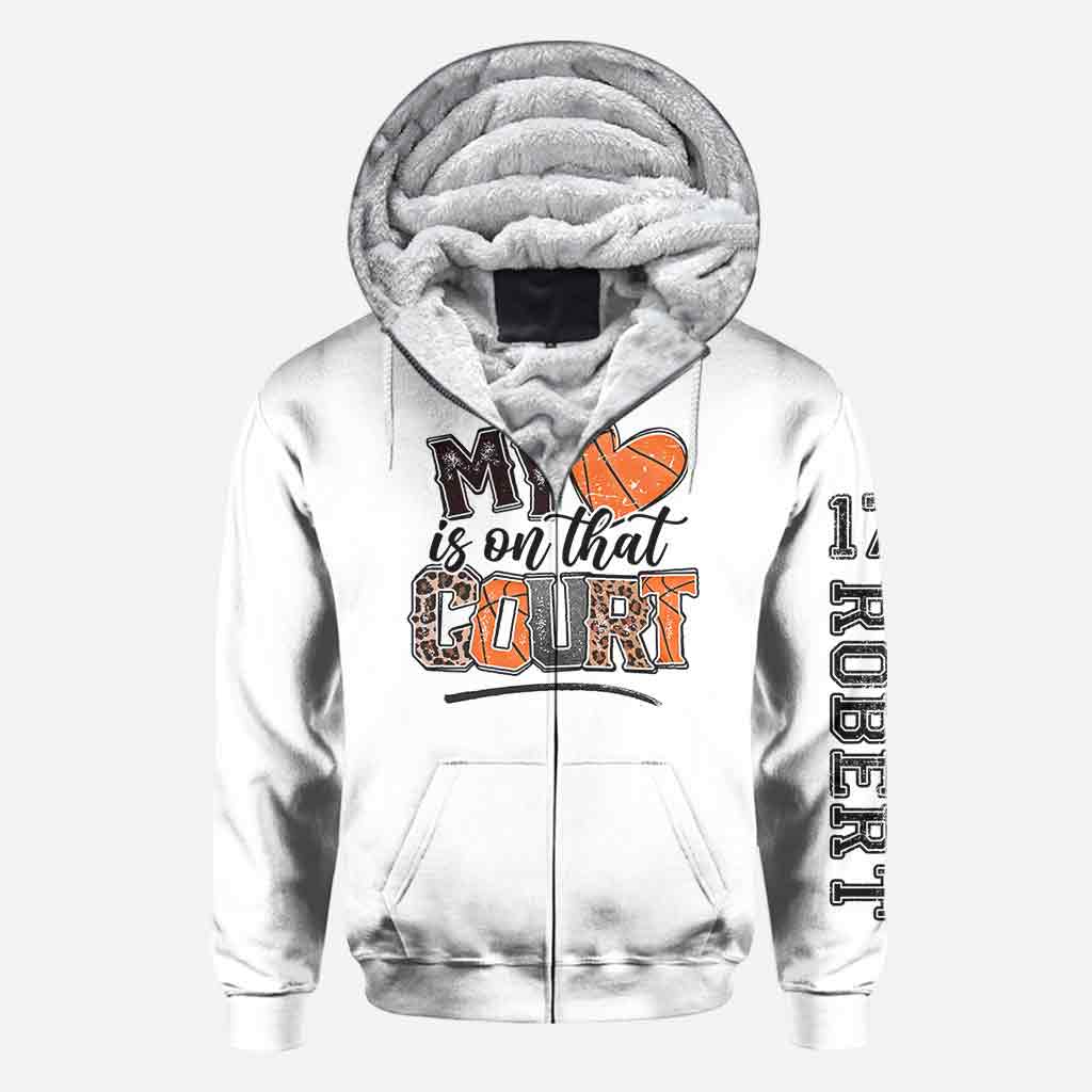 Mein Herz schlägt für diesen Basketballplatz – Personalisiertes Basketball-Shirt