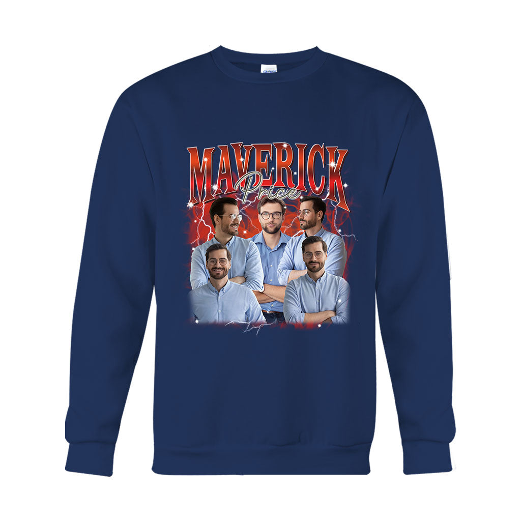 Individueller Text und Fotos – das perfekte Geschenk für jeden Anlass – personalisiertes T-Shirt und Hoodie
