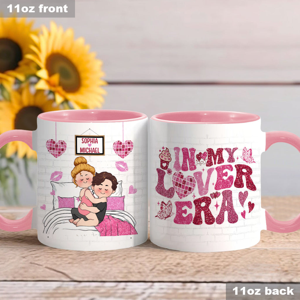 In My Lover Era - Personalized Couple Accent Mug