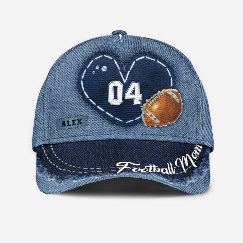 Football Mom – Personalisierte klassische Football-Kappe