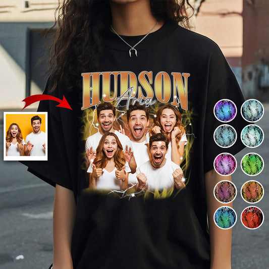 Individueller Text und Fotos – das perfekte Geschenk für jeden Anlass – personalisiertes T-Shirt und Hoodie