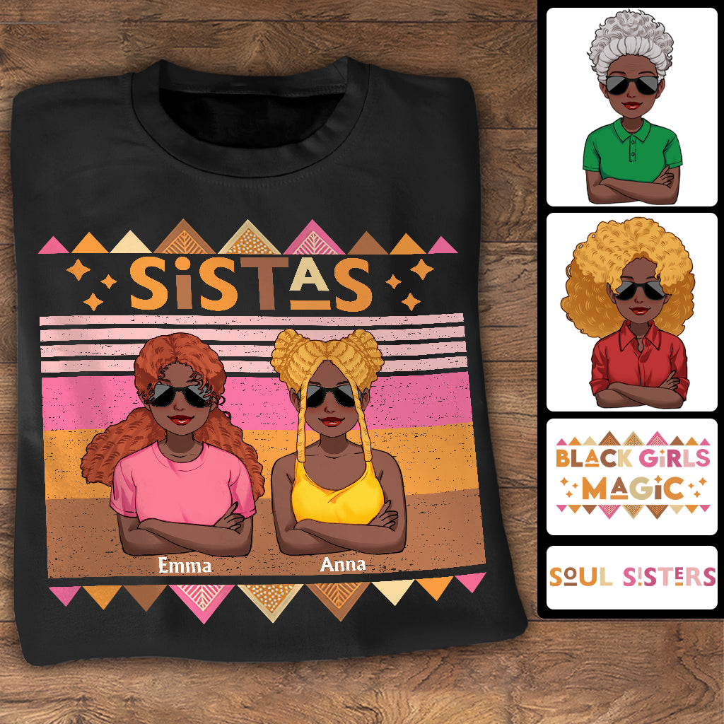 Black Girl Magic – Personalisiertes T-Shirt und Hoodie für Afroamerikanerinnen