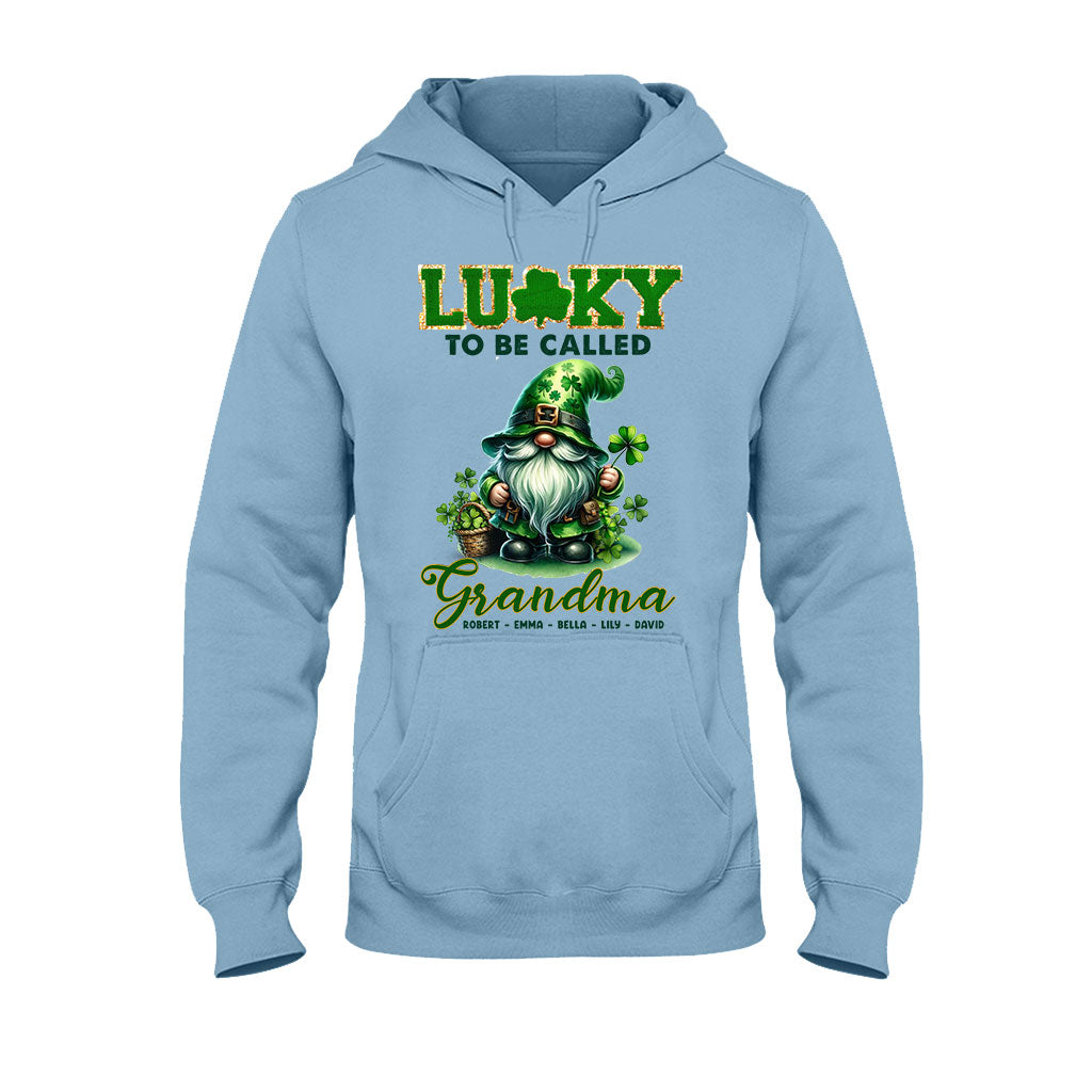 Glücklich, Nana/Mimi genannt zu werden... - Personalisiertes Oma-T-Shirt und Hoodie